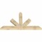 Ekena Millwork Saratoga Rough Sawn Timber Gable Bracket, Douglas Fir, 72"W x 42"H x 4"D x 6"F, 14/12 Pitch GBW072X42X0406SAR00RDF - alternate 2